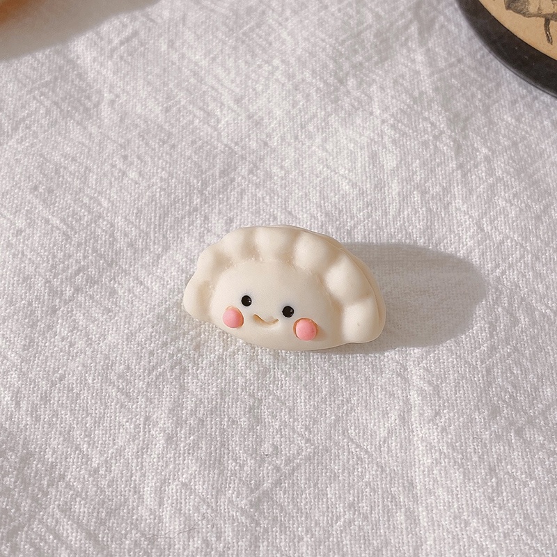 Kẹp tóc hình bánh bao / há cảo cỡ nhỏ thiết kế sáng tạo dễ thương