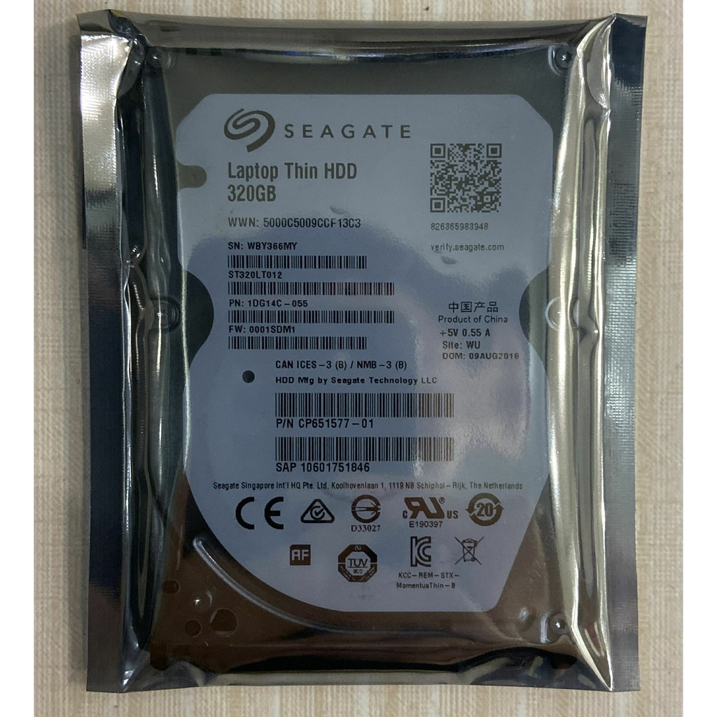 Phù Hợp Ổ Cứng Di Động Seagate 320gb St320Lt012 5400 Rpm 16m 320g Sata2 Notebook 2.5 Inch 7mm