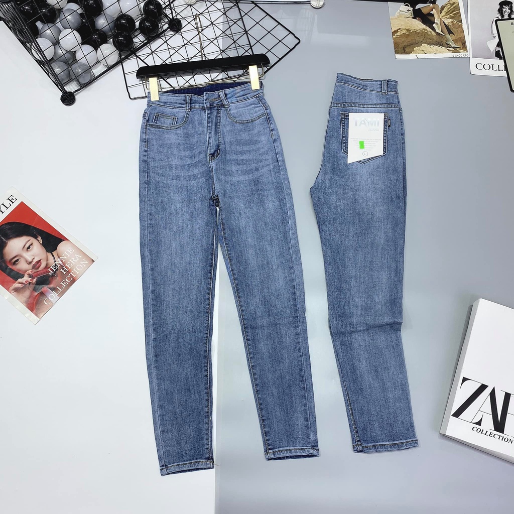 [Mã 2611THTRANG100K hoàn 10% xu đơn 99K] Quần jeans xanh trơn mã 18(kèm ảnh thật,video)