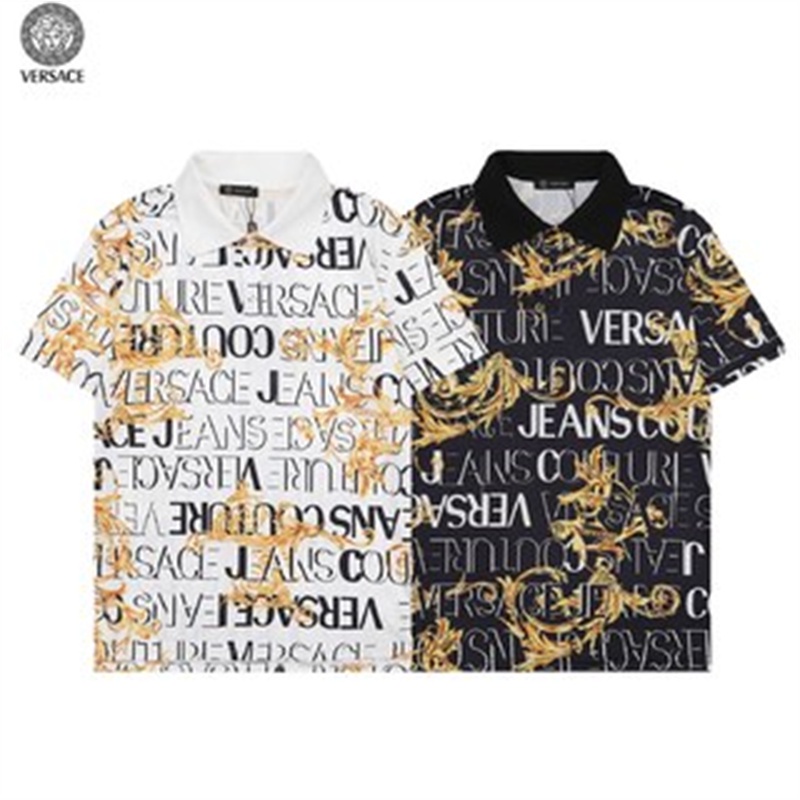 Thời Trang Áo Thun Polo Cotton Ngắn Tay In Chữ Phong Cách Thể Thao Cho Nam Và Nữ