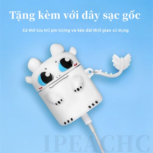 Tai nghe bluetooth tws inpods i12 không dây mini nhét tai phong cách hoạt hình dễ thư