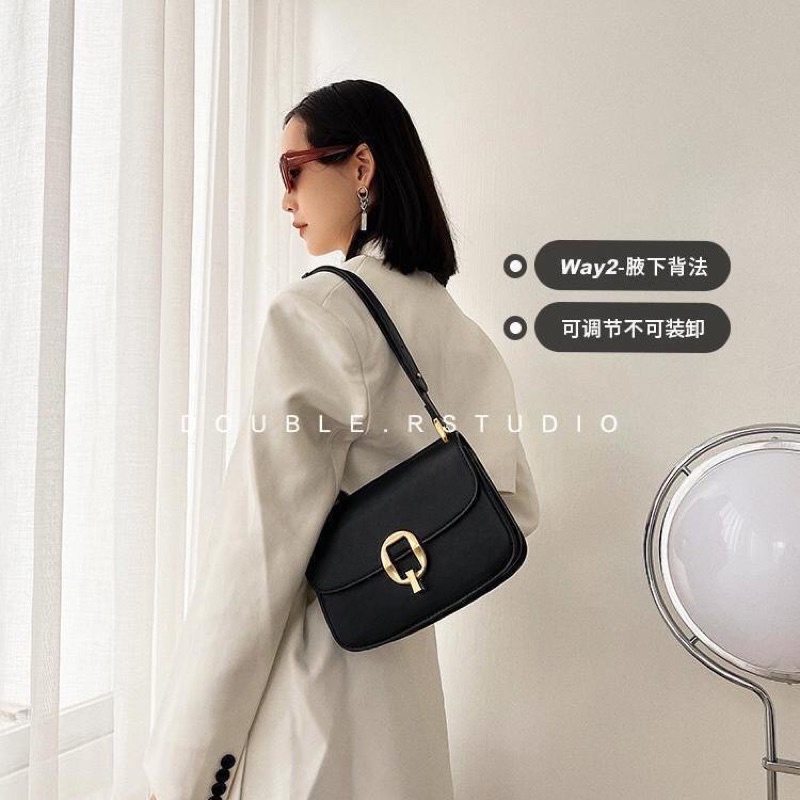 FREESHIP- Túi đeo chéo túi kẹp nách trơn dễ phối cho chị em đi chơi