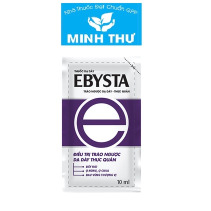 ✅ Hỗn dịch uống Dạ Dày EBYSTA gói 10ml - Hỗ trợ Trào Ngược Dạ Dày Thực Quản