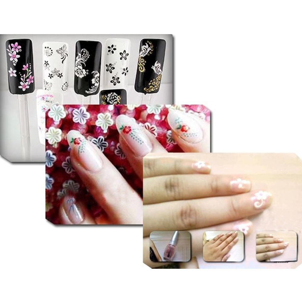 30 Tấm miếng dán trang trí móng 3D