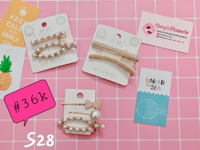 Set kẹp hàn quốc xinh yêu