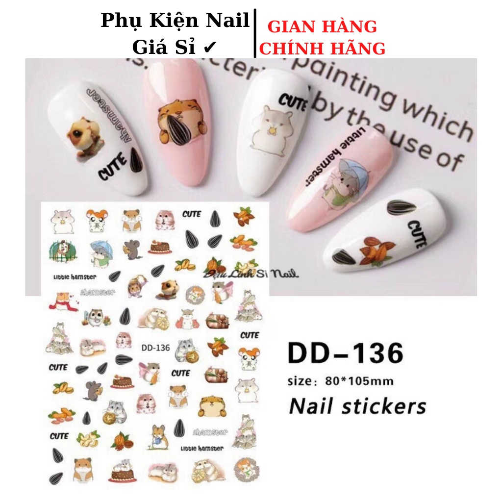 Sticker miếng dán móng tay mã DD-136