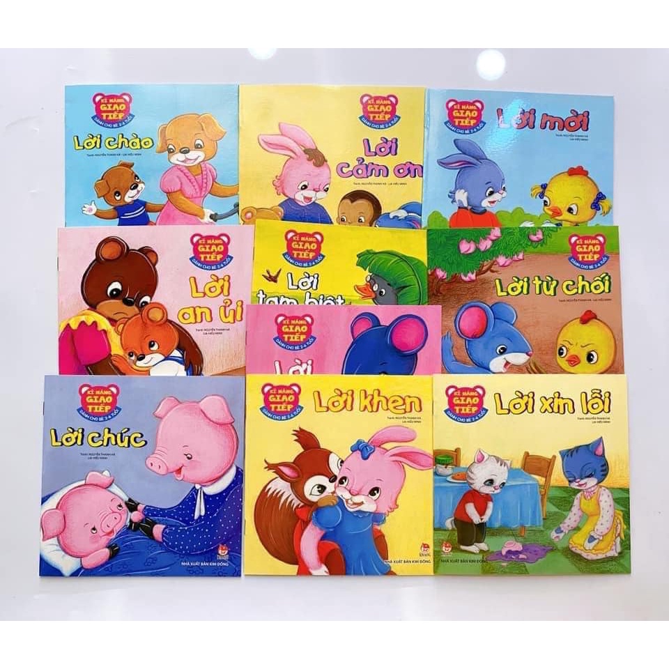 Sách Kỹ năng giao tiếp 10 cuốn NXB Kim Đồng