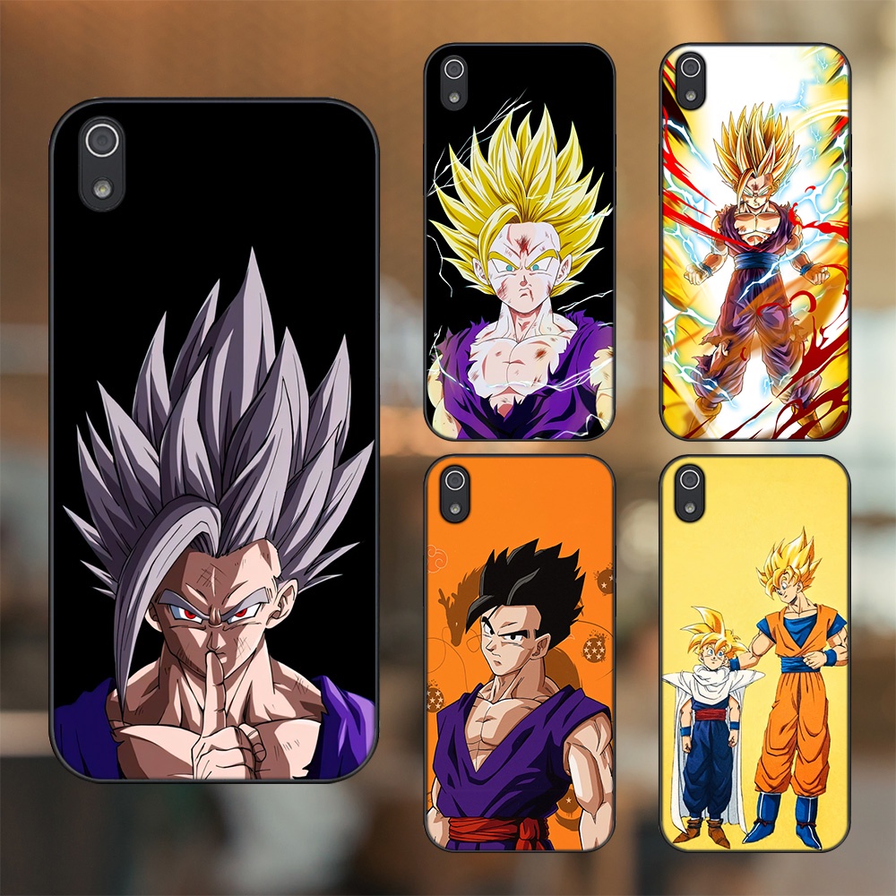 Ốp lưng Xiaomi Redmi 7A viền đen in hình Gohan Dragon Ball