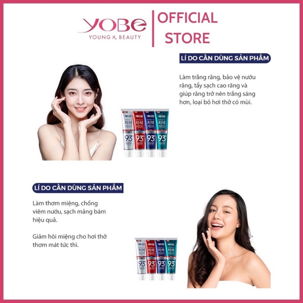 Kem đánh răng MEDIAN Dental IQ 120g trắng răng thơm miệng