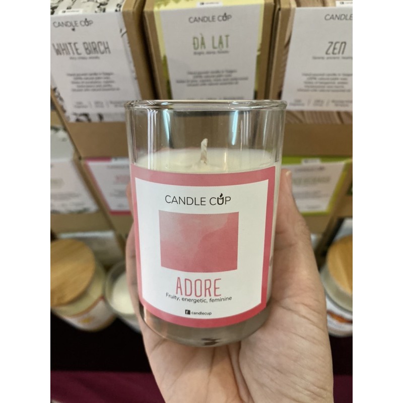 Nến thơm Việt Nam CANDLE CUP/ AGAYA cao cấp hũ 100gr & 200gr - Hand poured candle made in Vietnam