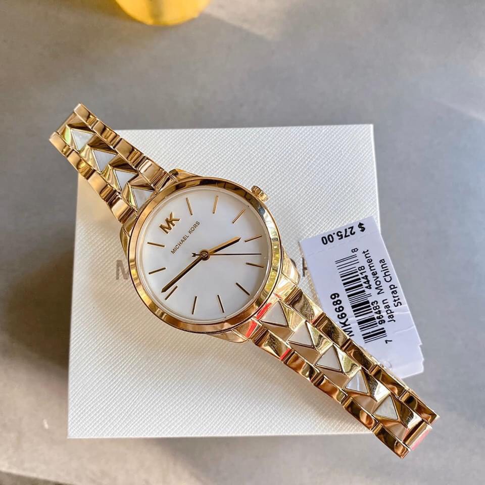 Đồng hồ nữ chính hãng Michael Kors MK6689  Mẫu mới nhất của hãng - Máy Quartz pin - Kính cứng