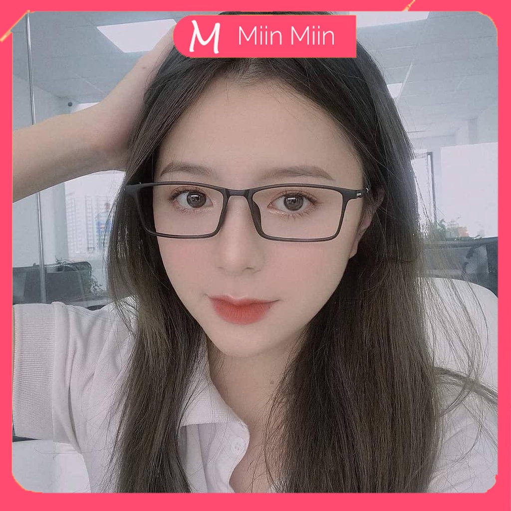 Gọng kính cận Miineyewear nam nữ kiểu dáng mắt vuông đa dạng màu sắc 1220
