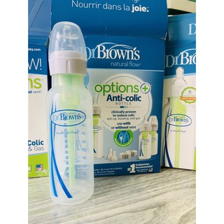 Bình sữa Dr Brown options cổ hẹp 60ml, 120ml, 250ml