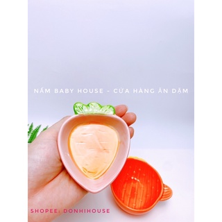 Chén / bát ăn dặm cà rốt mini