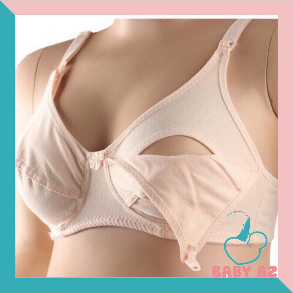 Áo lót ngực cho con bú không đệm mền mại thấm hút tiện lợi BABY AZ
