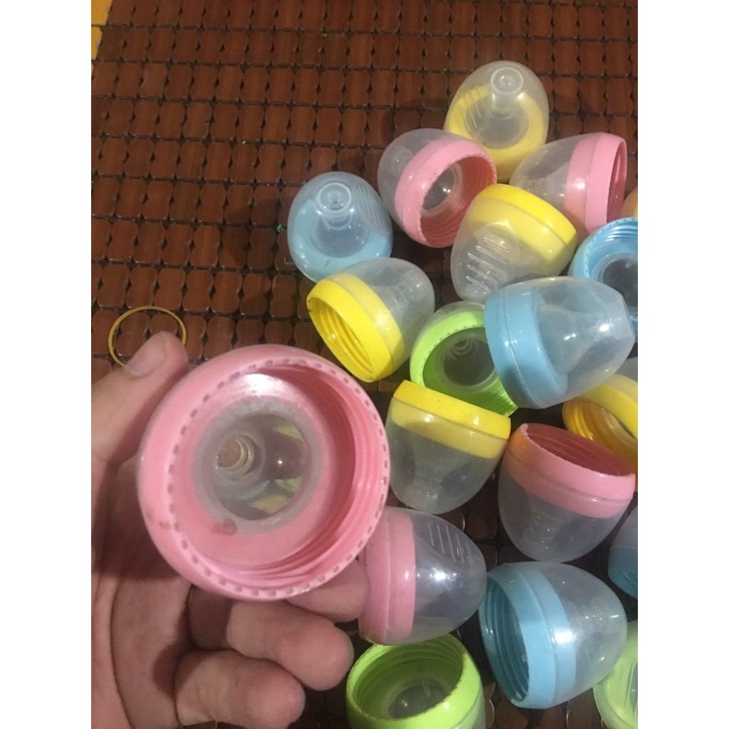 Bộ nắp đậy, vòng cổ, núm ti bình sữa tiêu chuẩn BQSHOP