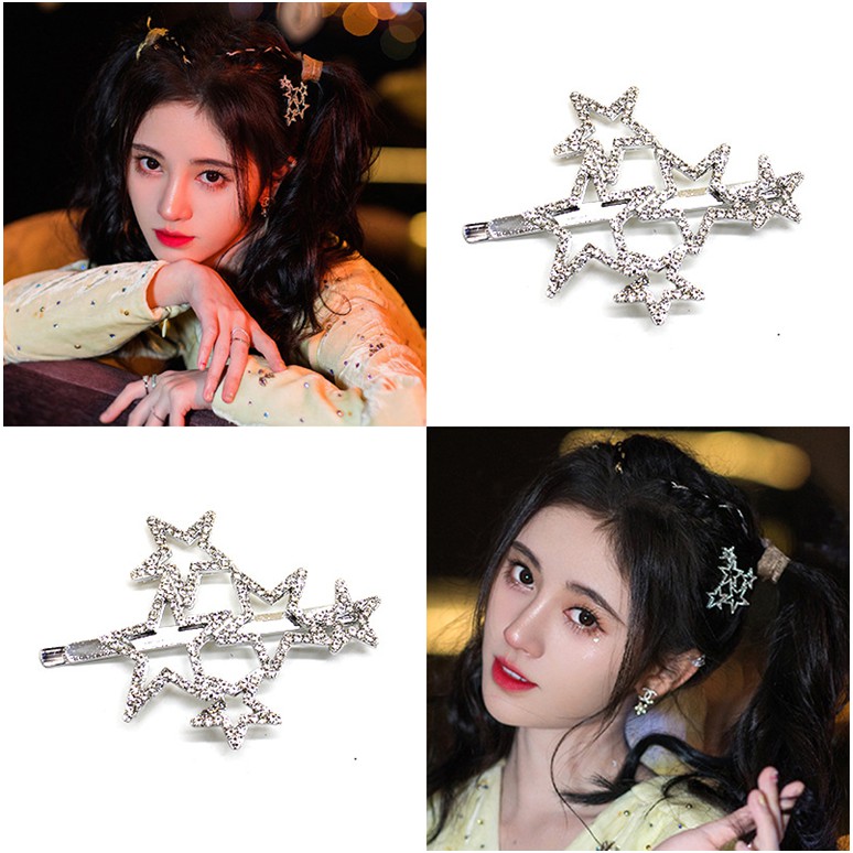 Kẹp tóc năm ngôi sao Tạ Na Cúc Tịnh Y