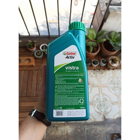 Dầu nhớt Castrol Activ Vistra 20w50 4T loại 1 lít &amp; 0.8 lít