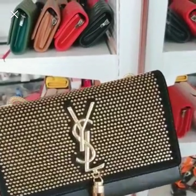 Túi Ysl đính đá