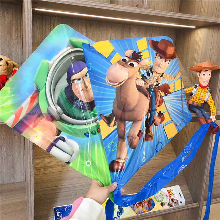 Diều Họa Tiết Hoạt Hình Buzz Lightyear Kiểu Nhật Bản Dễ Thương Cho Bé