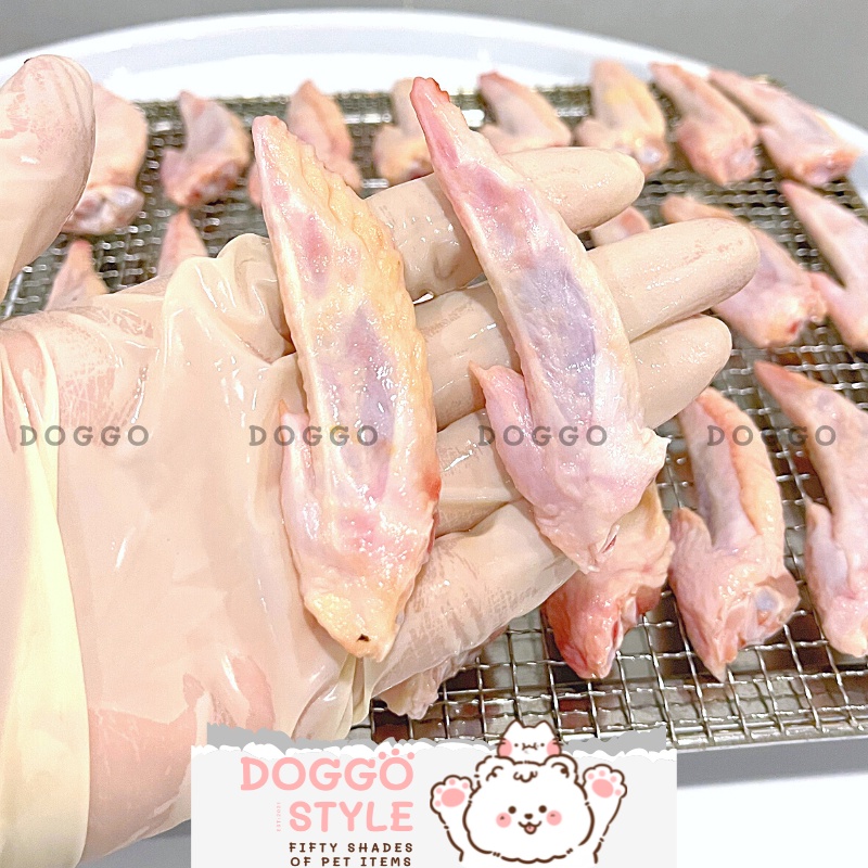 Treat Bánh Thưởng Cho Chó Chóp Cánh Gà Sấy Khô DOGGO Homemade Không Chất Bảo Quản 50G 100G Thức Ăn Cho Chó Thú Cưng