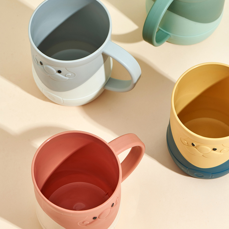 Cốc JUJIAJIA Hình Miệng Hoạt Hình Thiết Kế Đơn Giản Dễ Thương Tiện Dụng