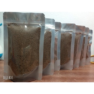 Gói 100g zip cám cá cảnh, cám cá vàng siêu đạm