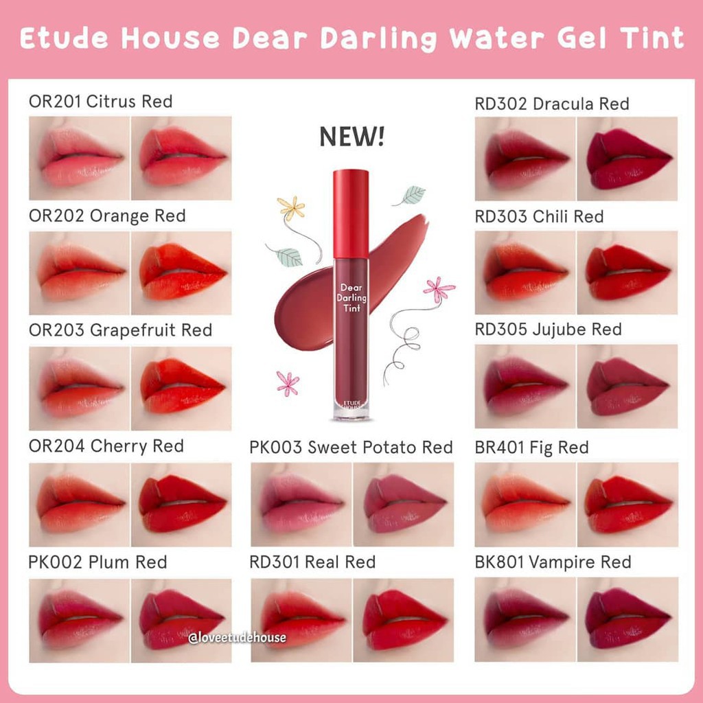 (hàng Mới Về) Gel Tint Dưỡng Ẩm Chính Hãng Etude House | BigBuy360 - bigbuy360.vn
