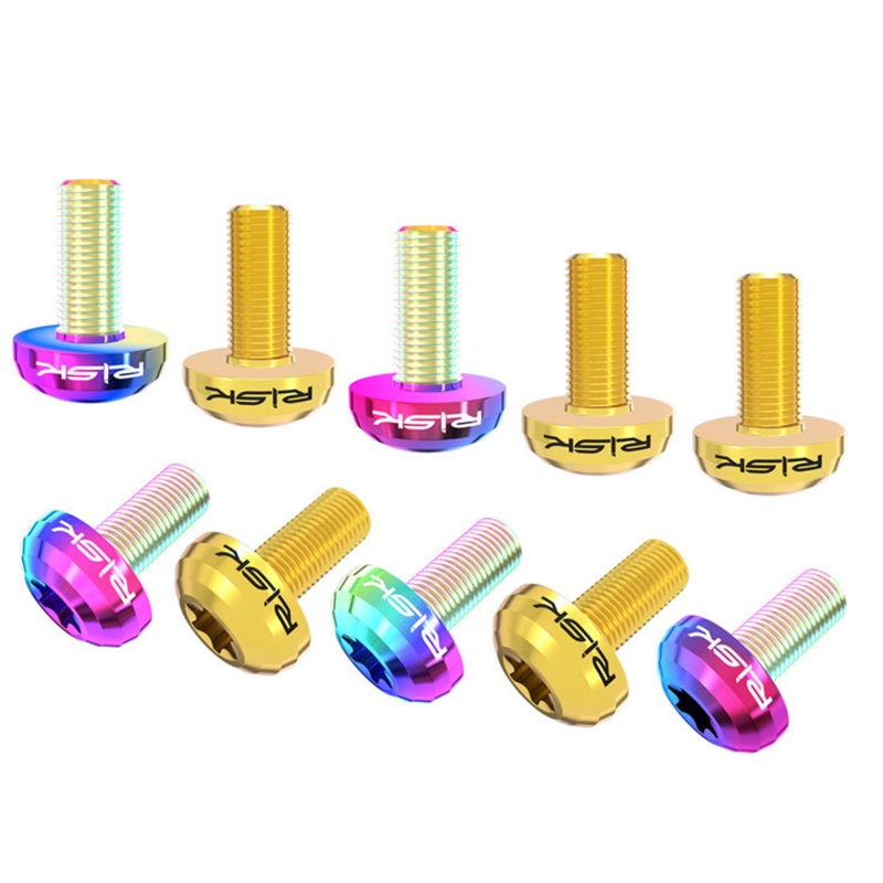 QQ Bộ 12 Ốc Vít M5x10mm Chuyên Dụng Cho Đĩa Phanh Xe Đạp MTB