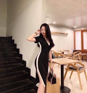 ĐẦM THUN CỔ BẺ