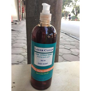 Nước Rửa Chén/Bát HC Layer Clean Hương Quýt 800ml