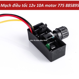 Điều tốc 12v -bộ điều chỉnh tốc độ máy bơm mini - chiết áp 12v dùng cho motor 775,895,885