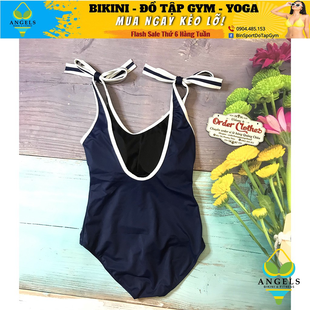 Bikini,Bộ Đồ Bơi Một Mảnh Vai Nơ Sexy Mặc Đi Biển  BHV012 [ Giá Sỉ ] | WebRaoVat - webraovat.net.vn