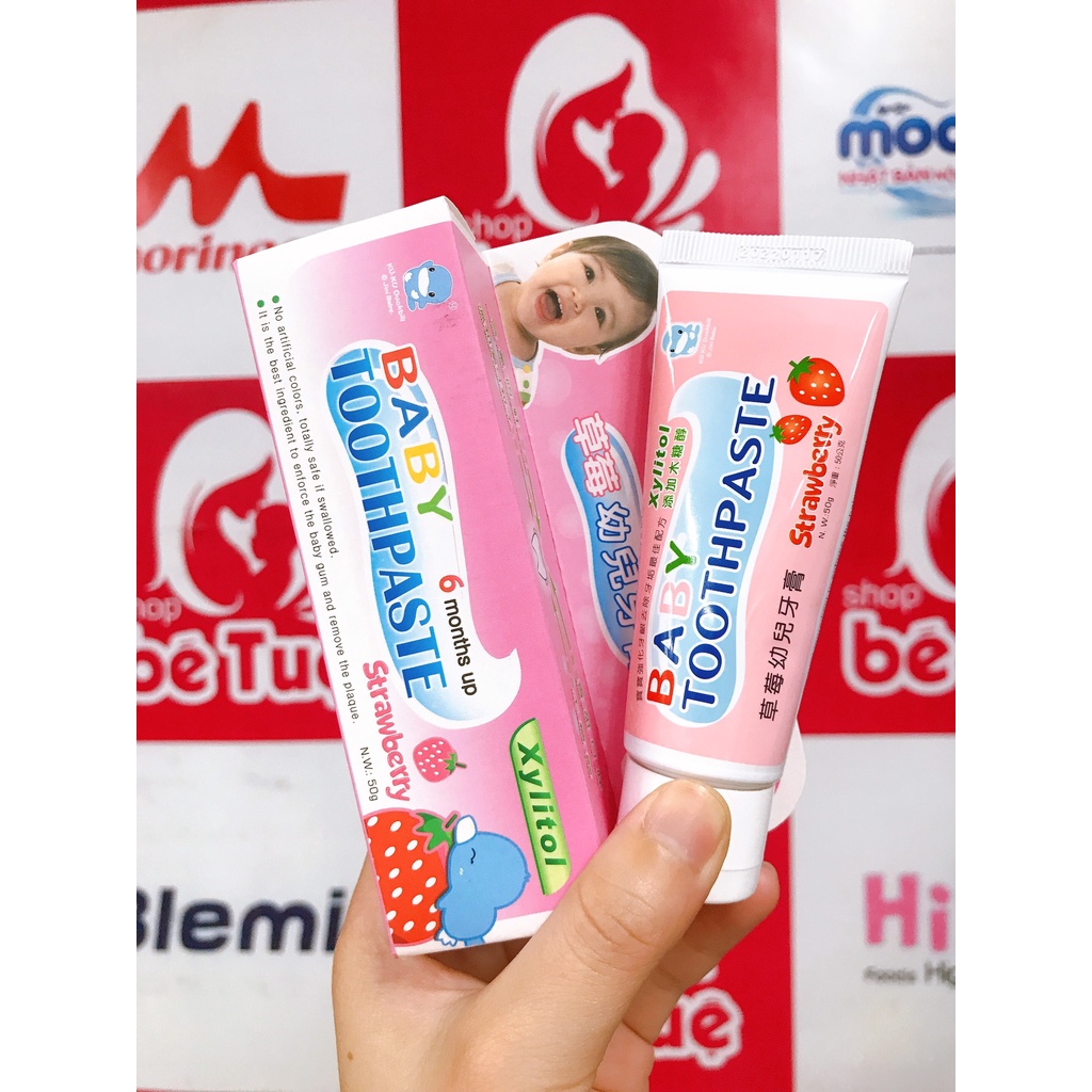 Kem Đánh Răng KUKU Duckbill 50g Cho Bé Từ 6 Tháng Tuổi