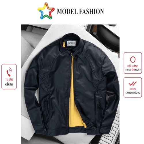 Áo khoác da nam lót lông Model Fashion cao cấp AD280