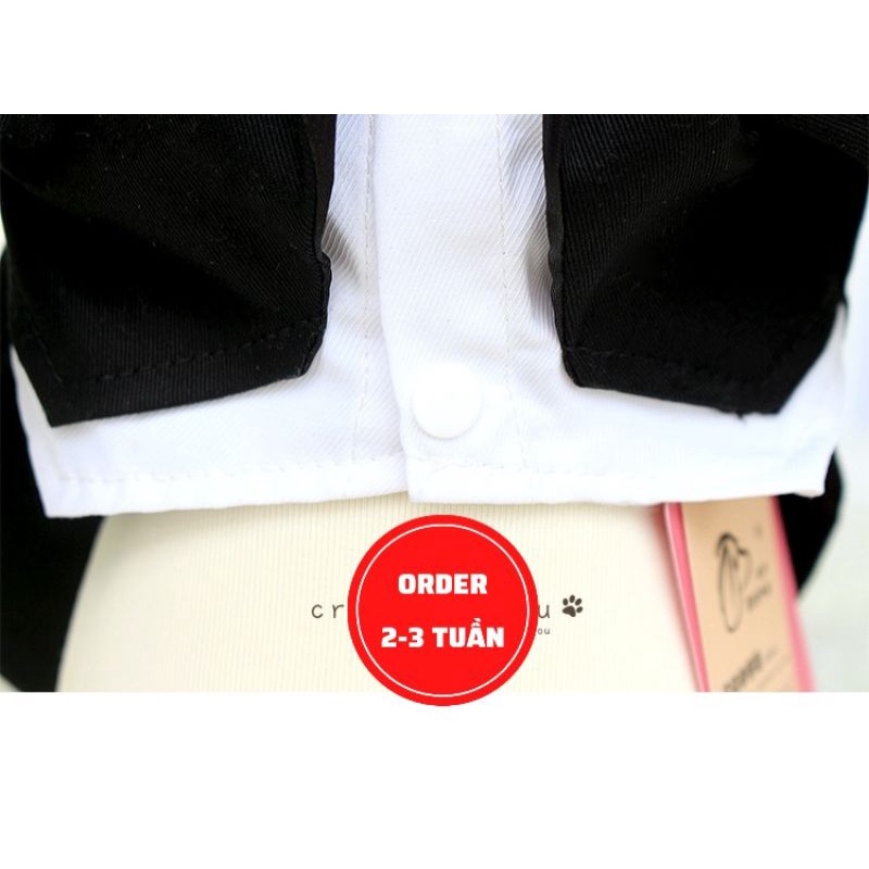 Áo Vest Cho Chó Mèo Thú Cưng, Áo Chú Rể Cho Chó Mèo, Sơ Mi Đính Nơ Cổ Chó Chó Mèo Đực