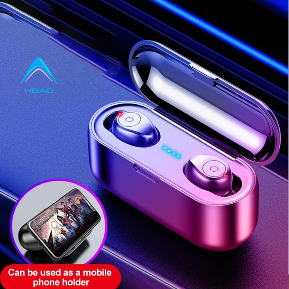 Tai Nghe Bluetooth TWS F9-5 Tai Nghe Nhét Hai Tai Bluetooth 5.0 True wireless Cảm Ứng Vân Tay, Nút Bấm Chống Nước