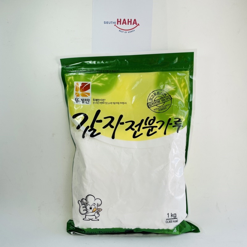 Tinh bột khoai tây hàn quốc thượng hạng nguyên chất 1kg TUREBAN POTATO STARCH POWDER