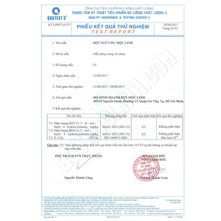 Bột Ngũ Cốc Giảm Cân - Bột Mộc Linh - 500g