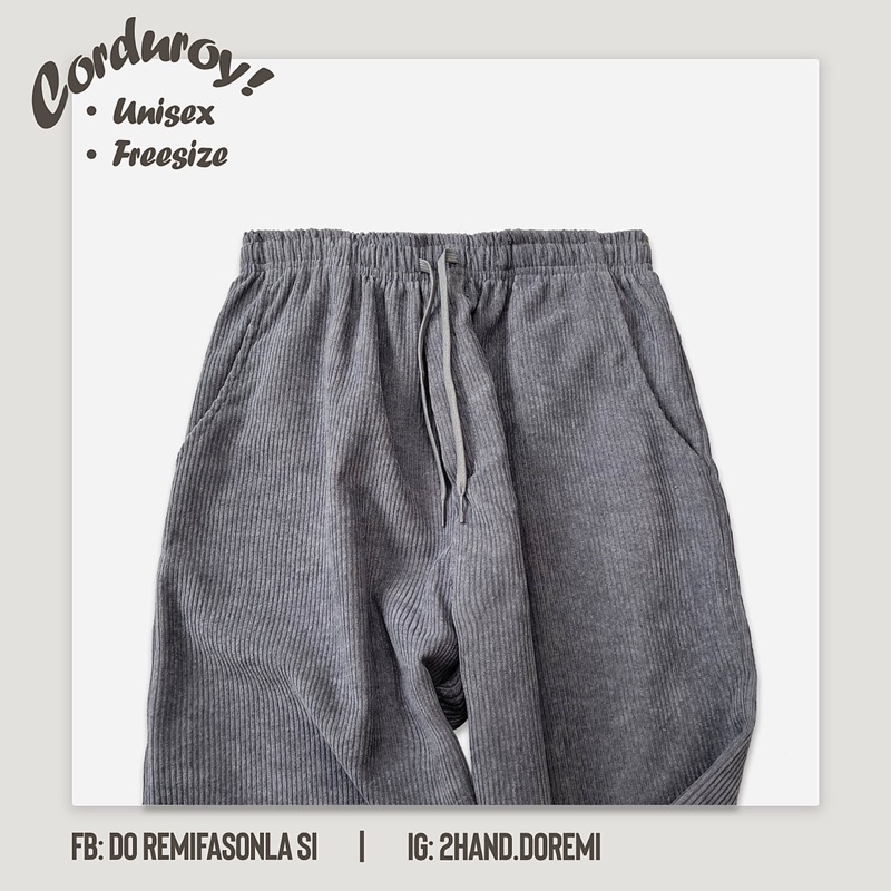 Quần Nhung Tăm Nam Nữ Ống Rộng Unisex - New - Quần Baggy Lưng Chun Freesize Siêu Đẹp