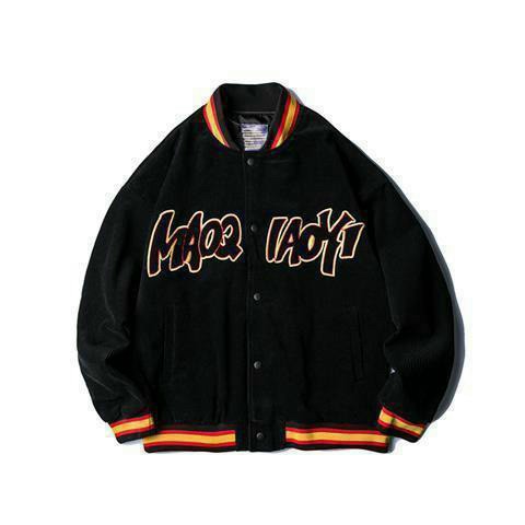 áo khoác bomber chất nhung dày dặn áo khoác bóng chày dành cho nam nữ form rộng phong cách ulzzang VN03 | BigBuy360 - bigbuy360.vn