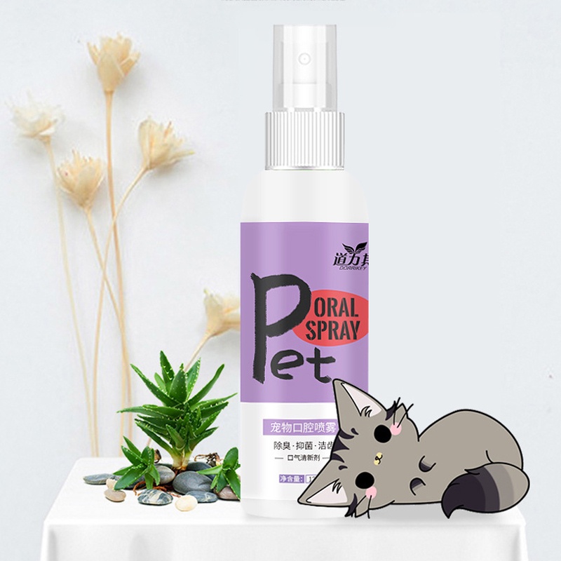 Xịt Thơm Miệng Cho Chó Mèo Pet Oral Spray Loại Bỏ Mùi Hôi, Sạch Răng Miệng – Mã PKCMK64