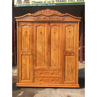Tủ áo gỗ gõ đỏ 1,8M X 2,2M