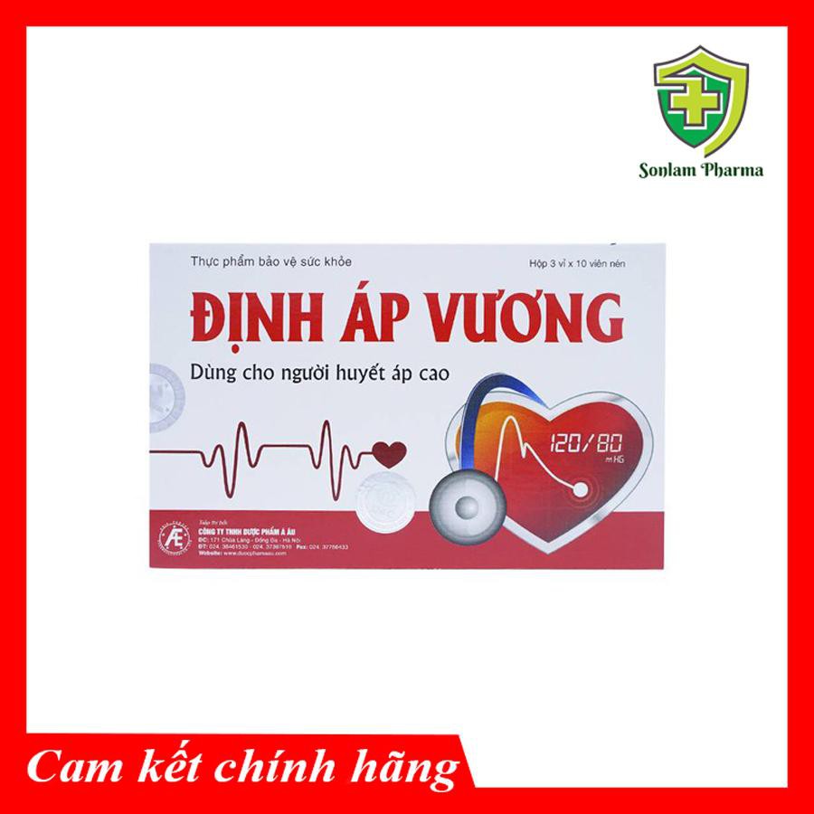 Viên Uống Định Áp Vương - Dùng Cho Người Cao Huyết Áp Hộp 30 Viên