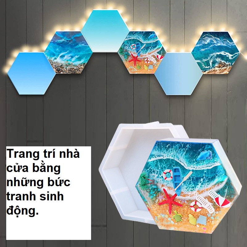 Khuôn Silicone tạo hình khối cỡ lớn bằng keo Epoxy Resin