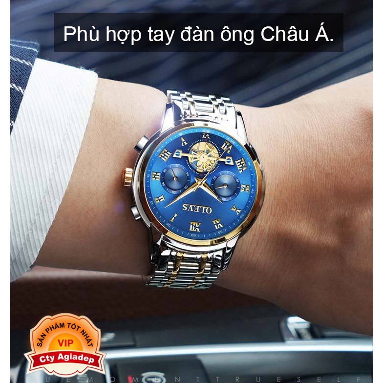 Đồng hồ nam cao cấp hàng hiệu OLEVS – Đồng hồ đeo tay thời thượng