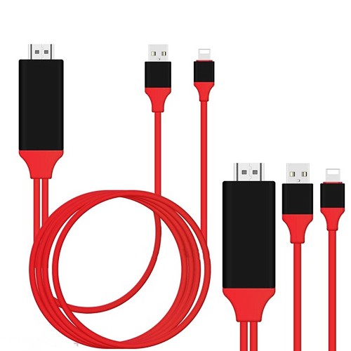 Cáp MHL Lightning to HDMI cho iPhone iPad (Red)