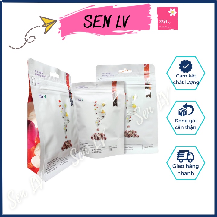 Sữa Chua Sấy Khô Yo'V Vinamit Trái Cây Túi Zip