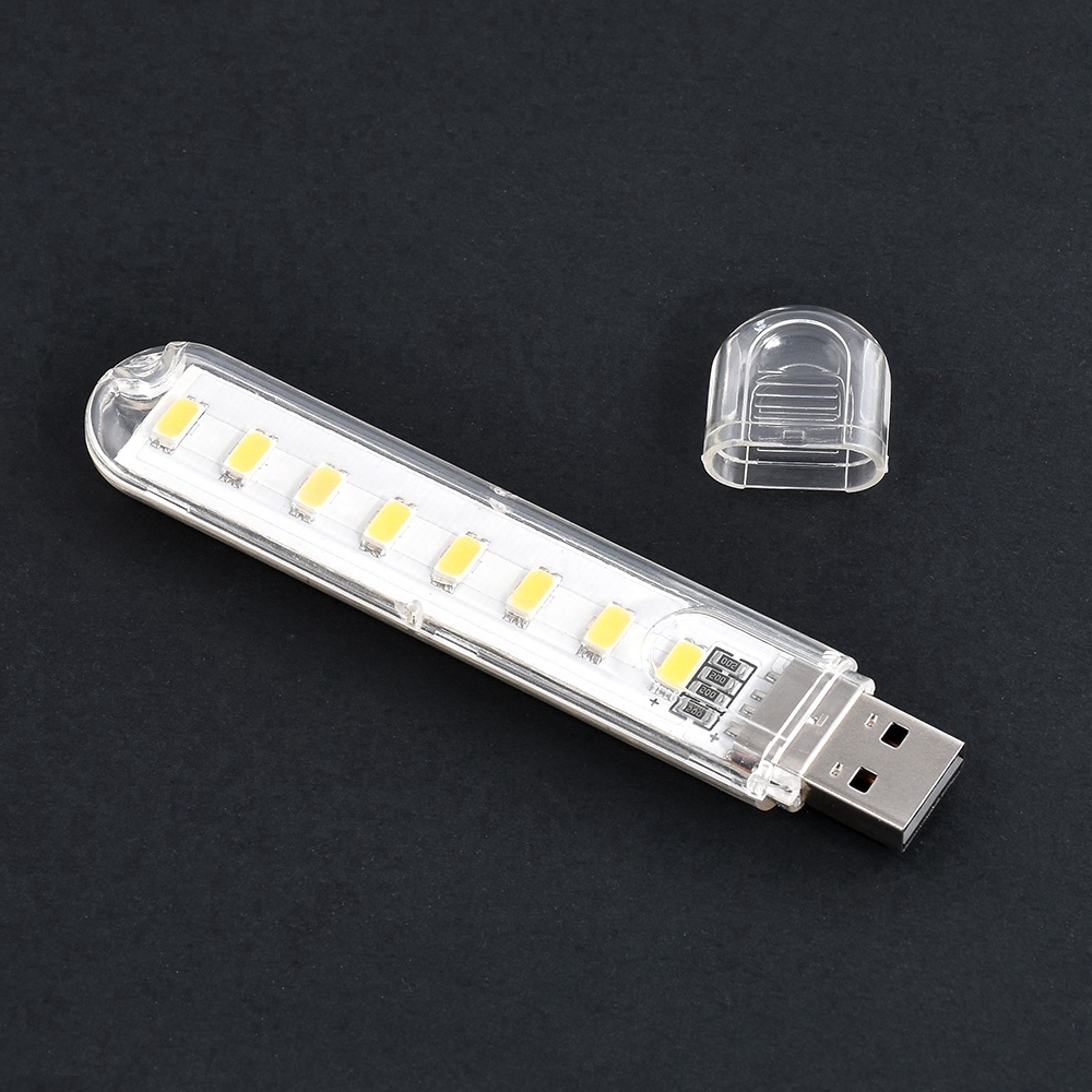 Đèn Led 8 Bóng Mini Cổng Usb