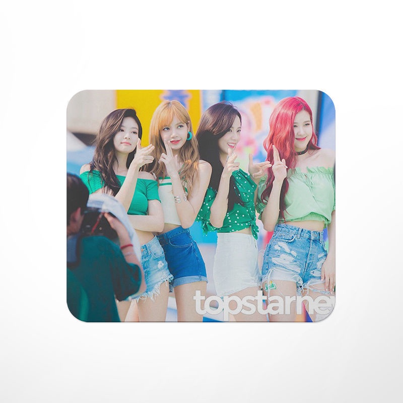 Tấm lót chuột hình BLACKPINK Jisoo Lisa Jennie Rosé